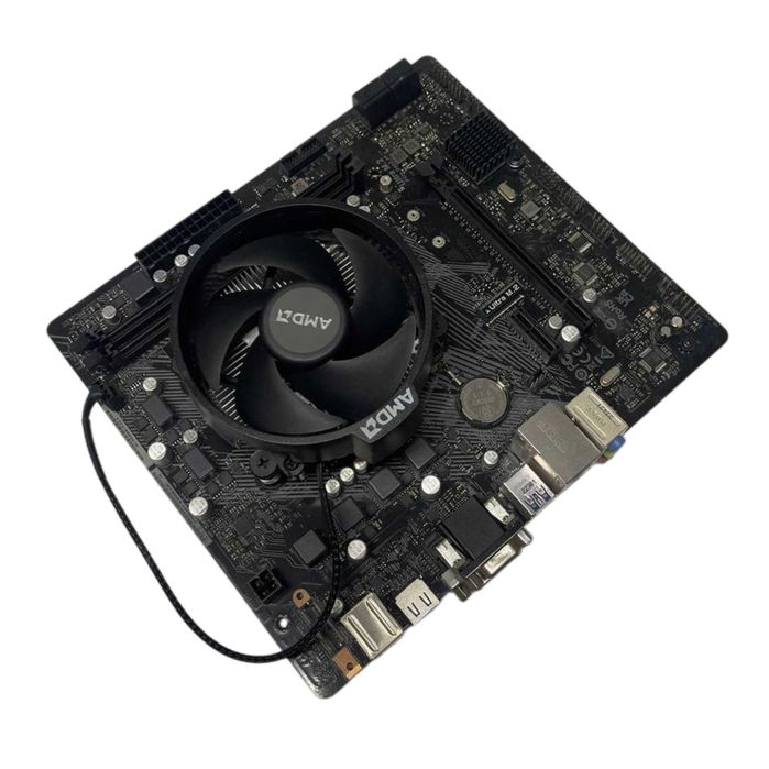 Дънна платка ASRock A520M-HDV + процесор AMD Ryzen 5 5500