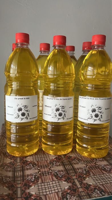 Ulei presat la rece din floarea soarelui