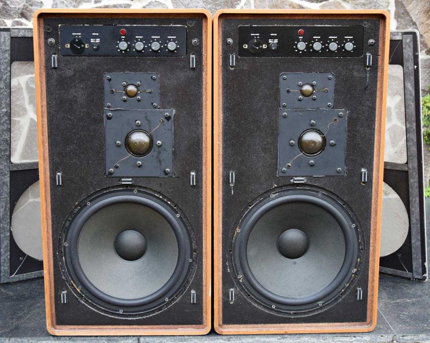 Boxe active Braun LV 1020, vintage, amplificate