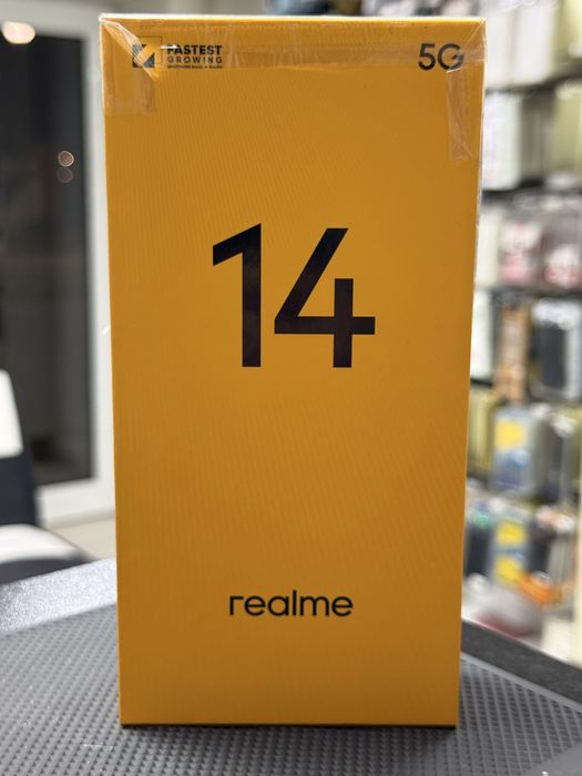 Realme 14 5G,Mecha Silver,256GB/8GB RAM *ЧистоНов*3г Гаранция*