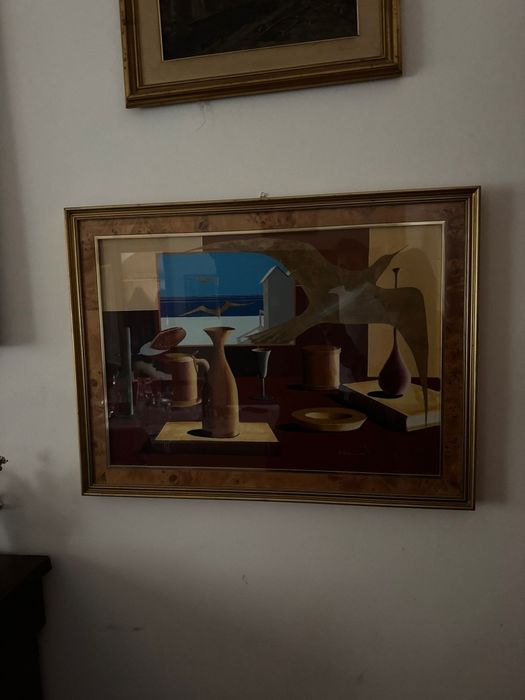 Pereche picturi originale semnate B. Appiani – pictură pe pânză – cu