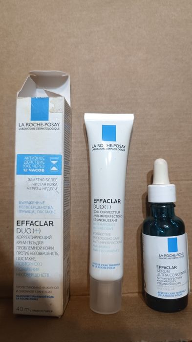 Сыворотка новая и крем гель la Roche -posay effaclar