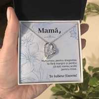 Cadou pentru Mama, Colier de Argint si Mesaj Emotionant