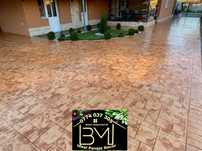 Beton amprentat decorativ