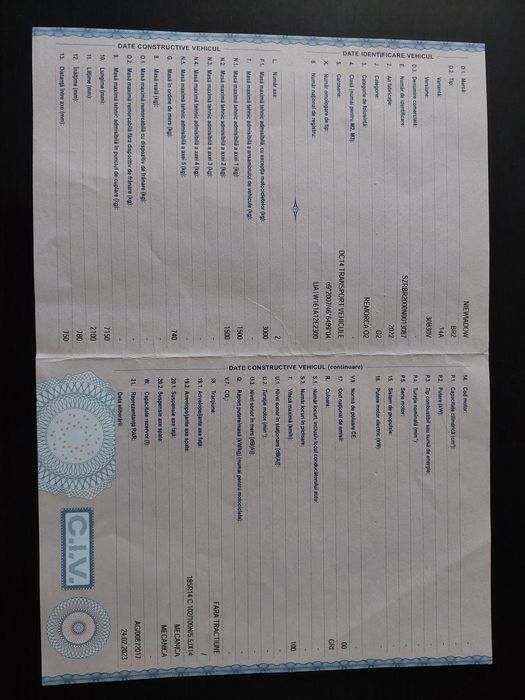 Platforma 5,5m Lungime Util / 3 Tone / 2023 /