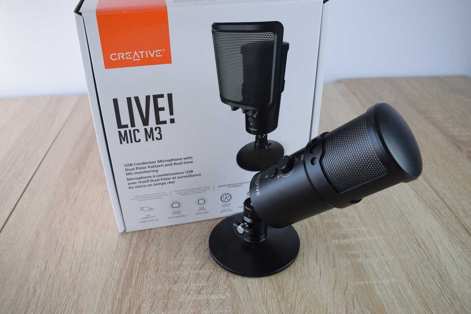 Микрофон Creative Live! Mic M3, черен - CREAT-MIC-M3 + Гаранция