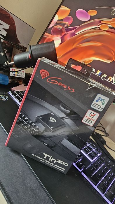 Adaptor tastatura si mouse pentru console Genesis Tin 200 (XONE, PS4,