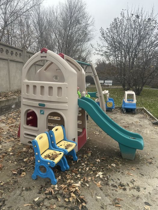 Качели с горкой доя детей