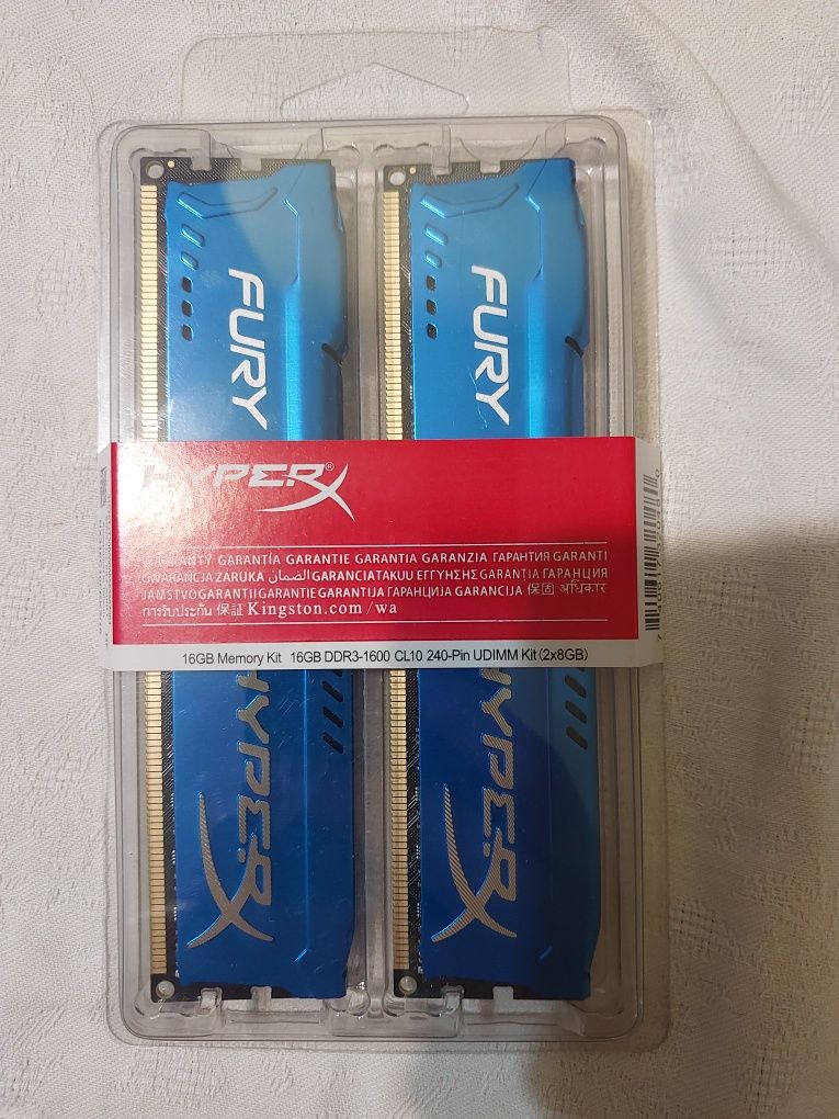 16GB DDR3 1866Mhz 1600Mhz Kingston HyperX RAM памет