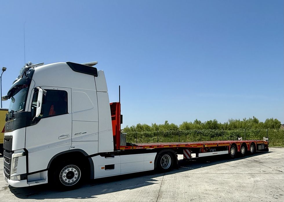 Vand semiremorca platforma extensibila