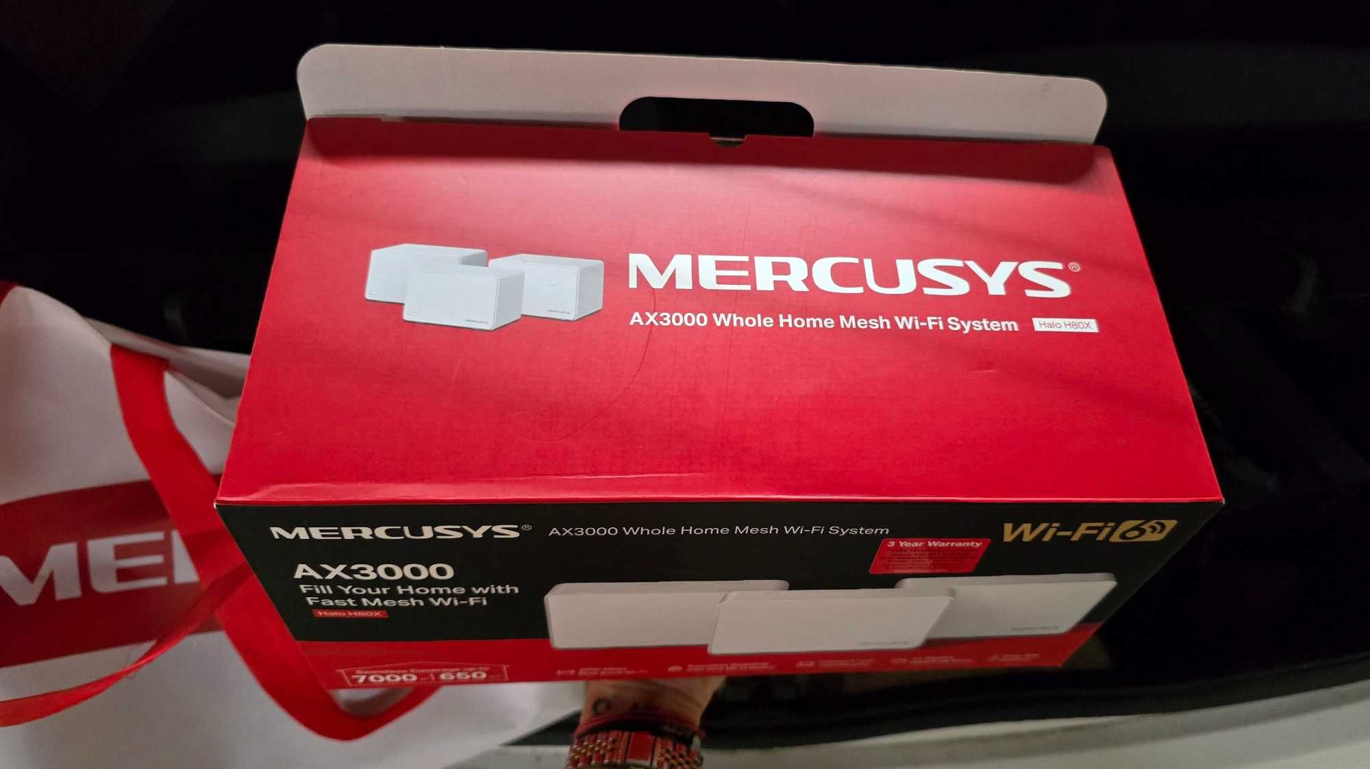 Безжична Mesh система Mercusys Halo H80X (3-pack), AX3000