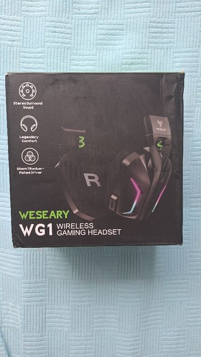 Casti gaming wireless Weseary WG1  noi