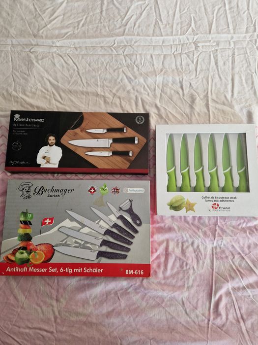 Cuțite bucătărie set complet