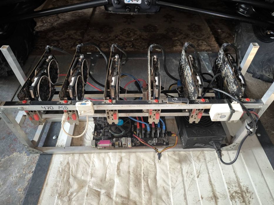 Майнинг Риг 6бр. Msi RX 580 4GB