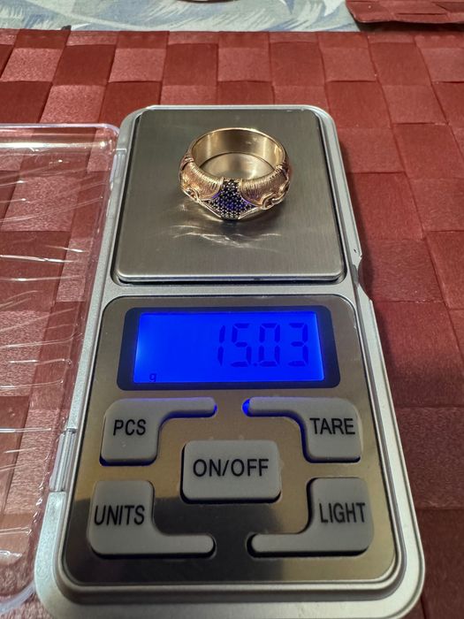 Inel bărbătesc din aur 14 k