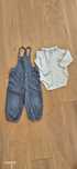 Set bebeluși nr 86 (salopeta+body tip polo)