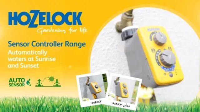 Programator irigatii electronic cu senzor de lumina Hozelock 2214, NOU