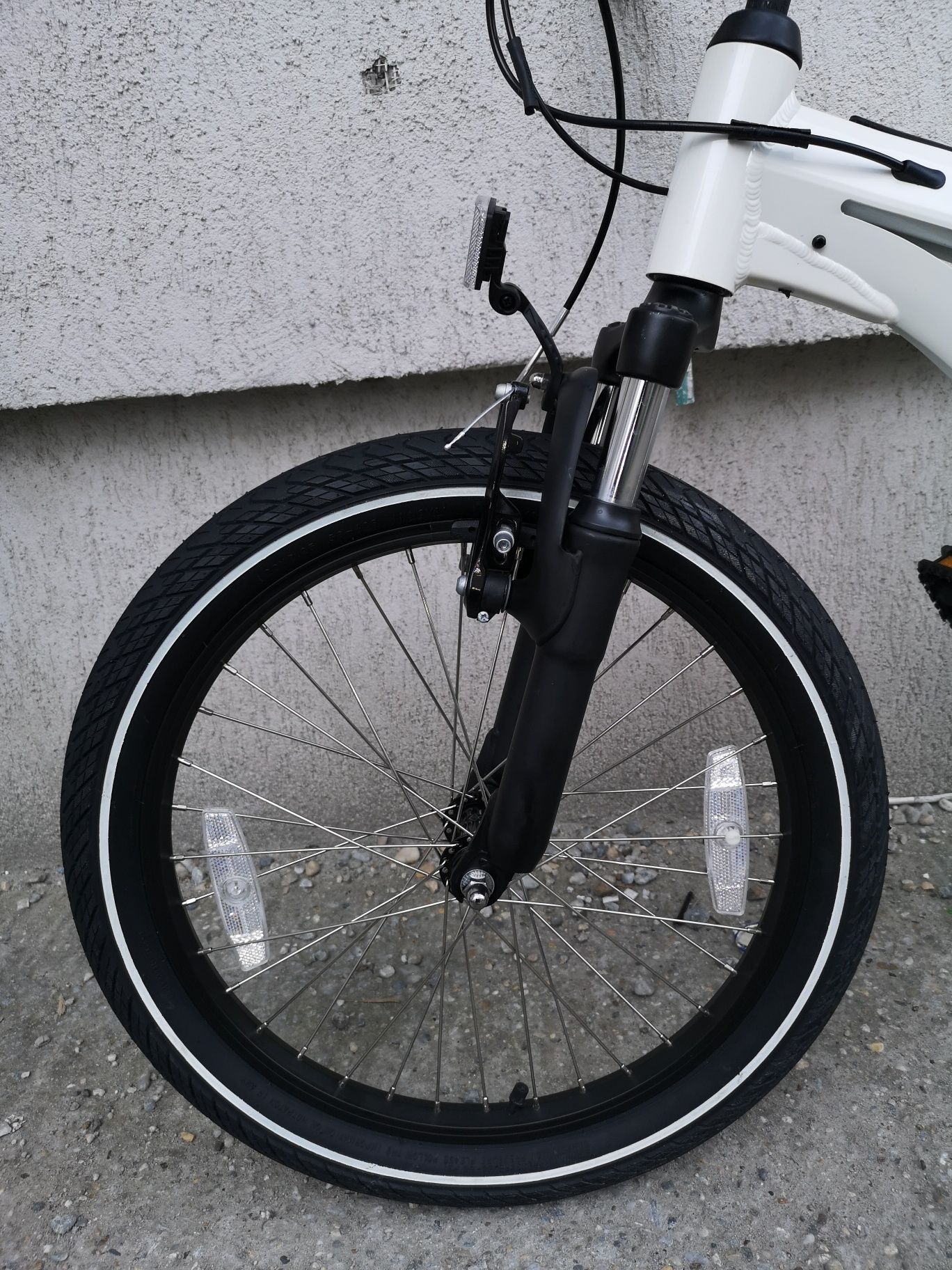 Bicicleta copii BMW Junior 20 zoll alb metalizat > NOU