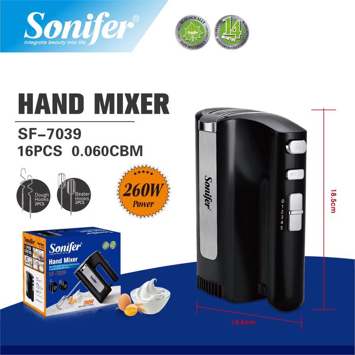 Доставка! Ручной миксер Sonifer SF-7039