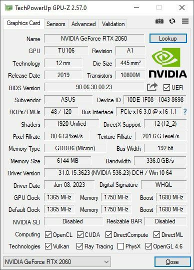 Игровой компьютер RTX 2060 I5 9400f 16ddr4