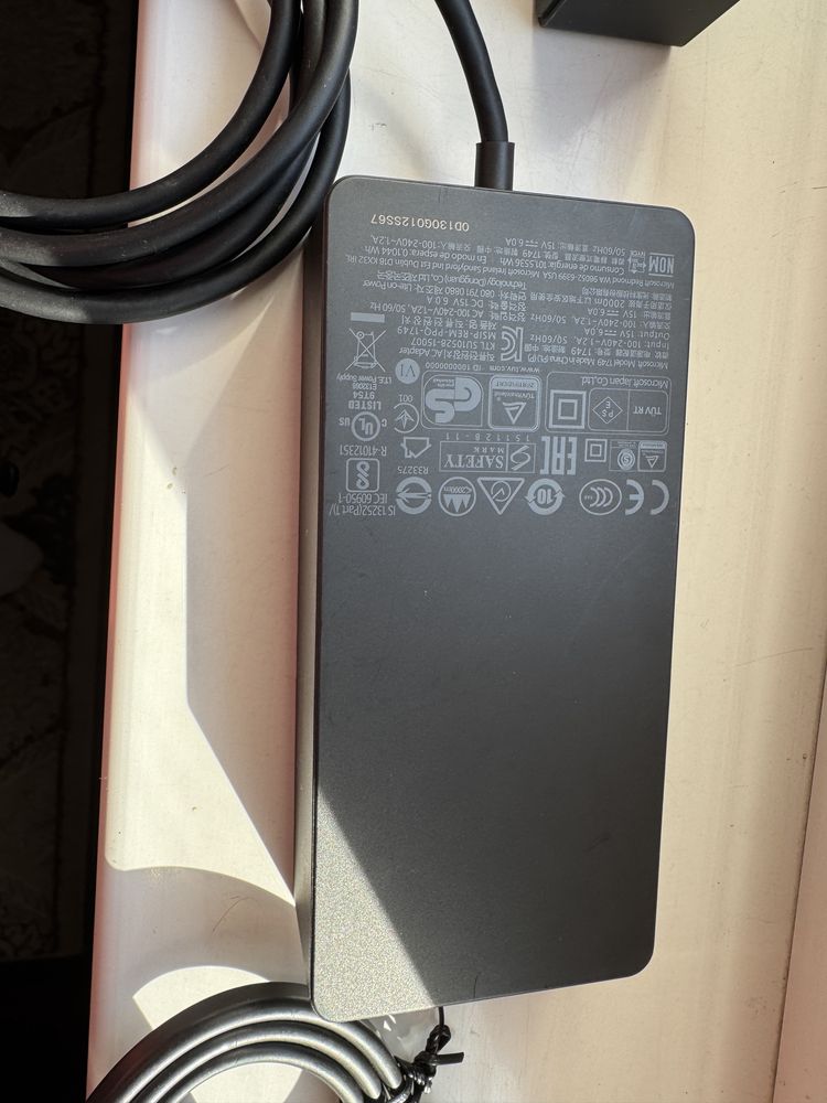 зарядка и док станция для microsoft surface