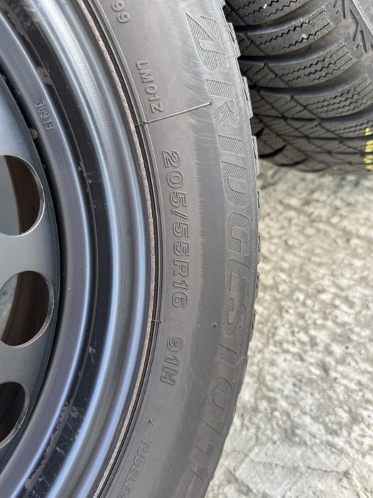 Jante Opel Astra K cauciucuri iarna Bridgestone Blizza 205/55/16 DOT19
