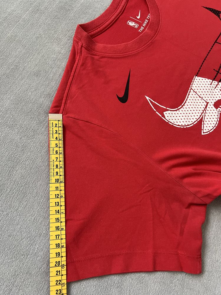 Nike Chicago Bulls Shirt M Mens DRI-FIT Red тениска