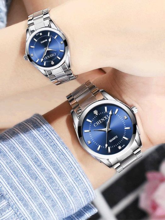 Ayollar va erkaklar Chenxi soati, firma qutisida, kvars