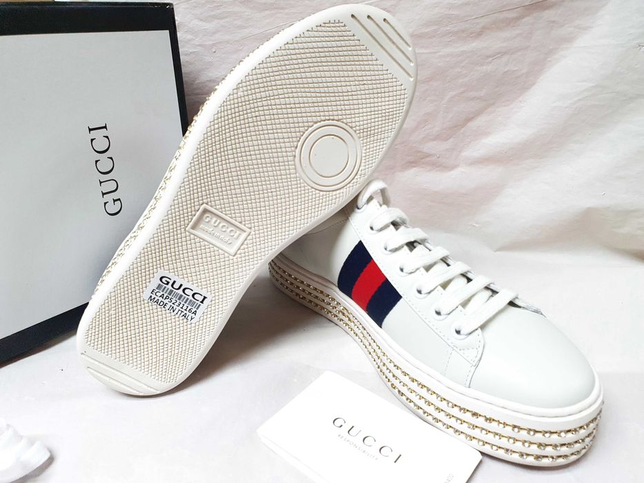 Adidasi Gucci white..model deosebit de frumos cu strasuri.. 2025