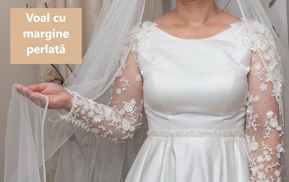 Vând rochie de mireasă mărime 36-38,marca Tyna Fashion