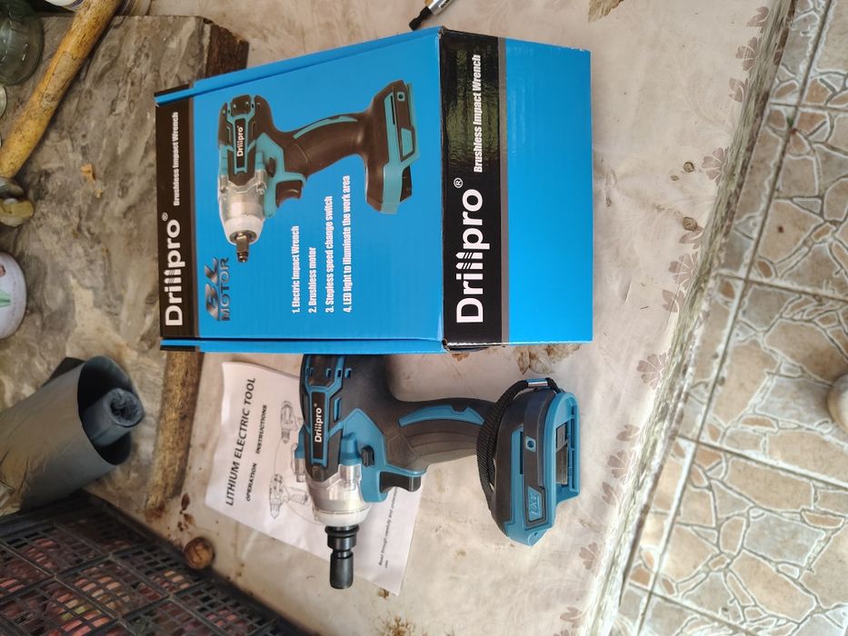 Cheie de impact fara perii , 18 v , echivalent Makita .