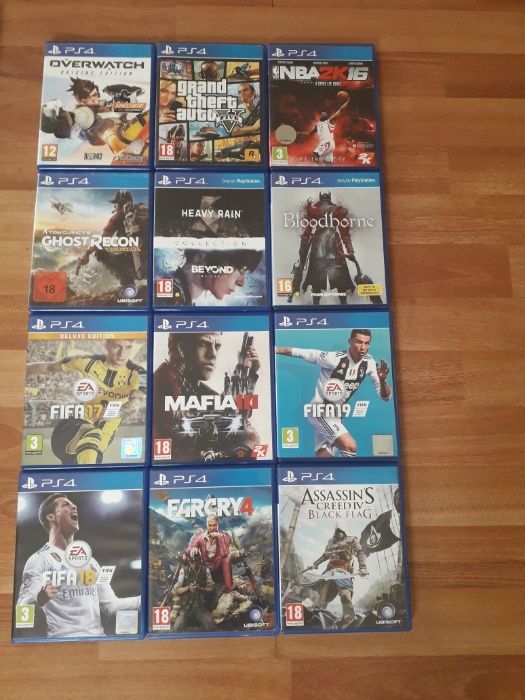 Oferta jocuri Playstation 4 - Fifa 19,NBA,Wresling 2k18, COD,RDR 2