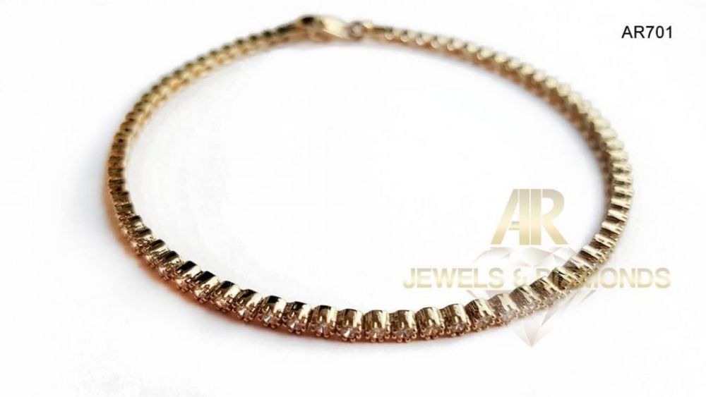 Bratara Tenis AUR 14 K, model nou ARJEWELS&DIAMONDS (AR701)