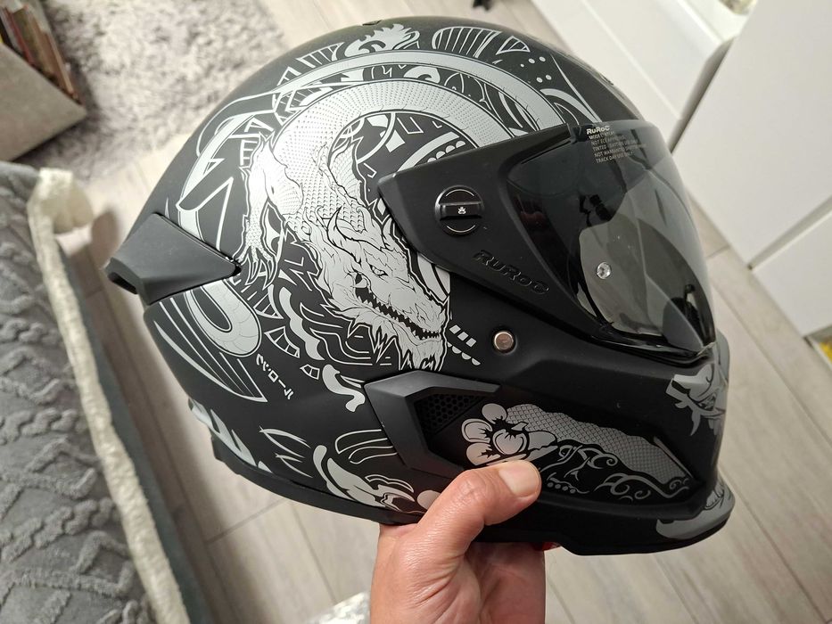 Casca moto atv Ruroc Ronin Carbon