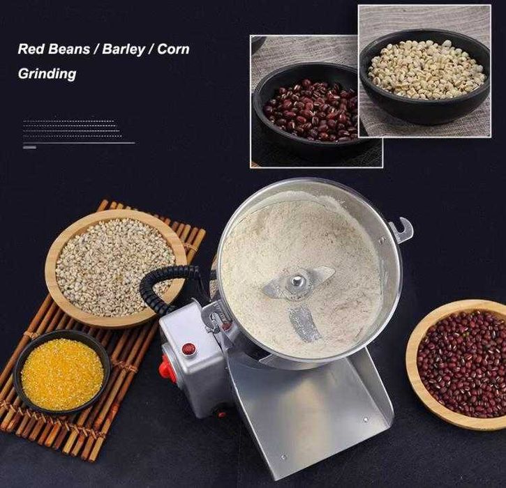 Професионална Дробилка Подправки 800г 3000W Мелница Кафемелачка Миксер