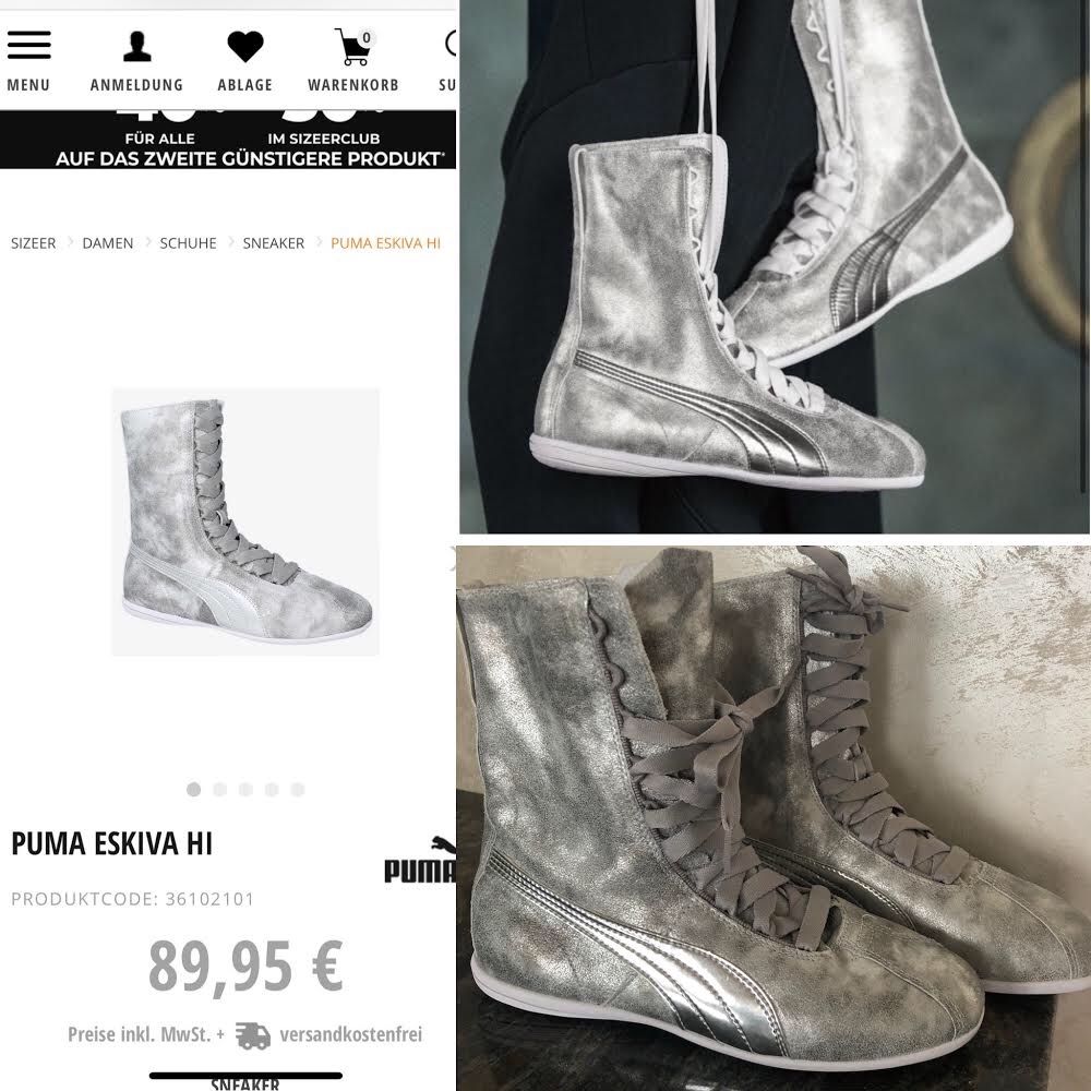 Естесвена кожа - Puma, размер 38