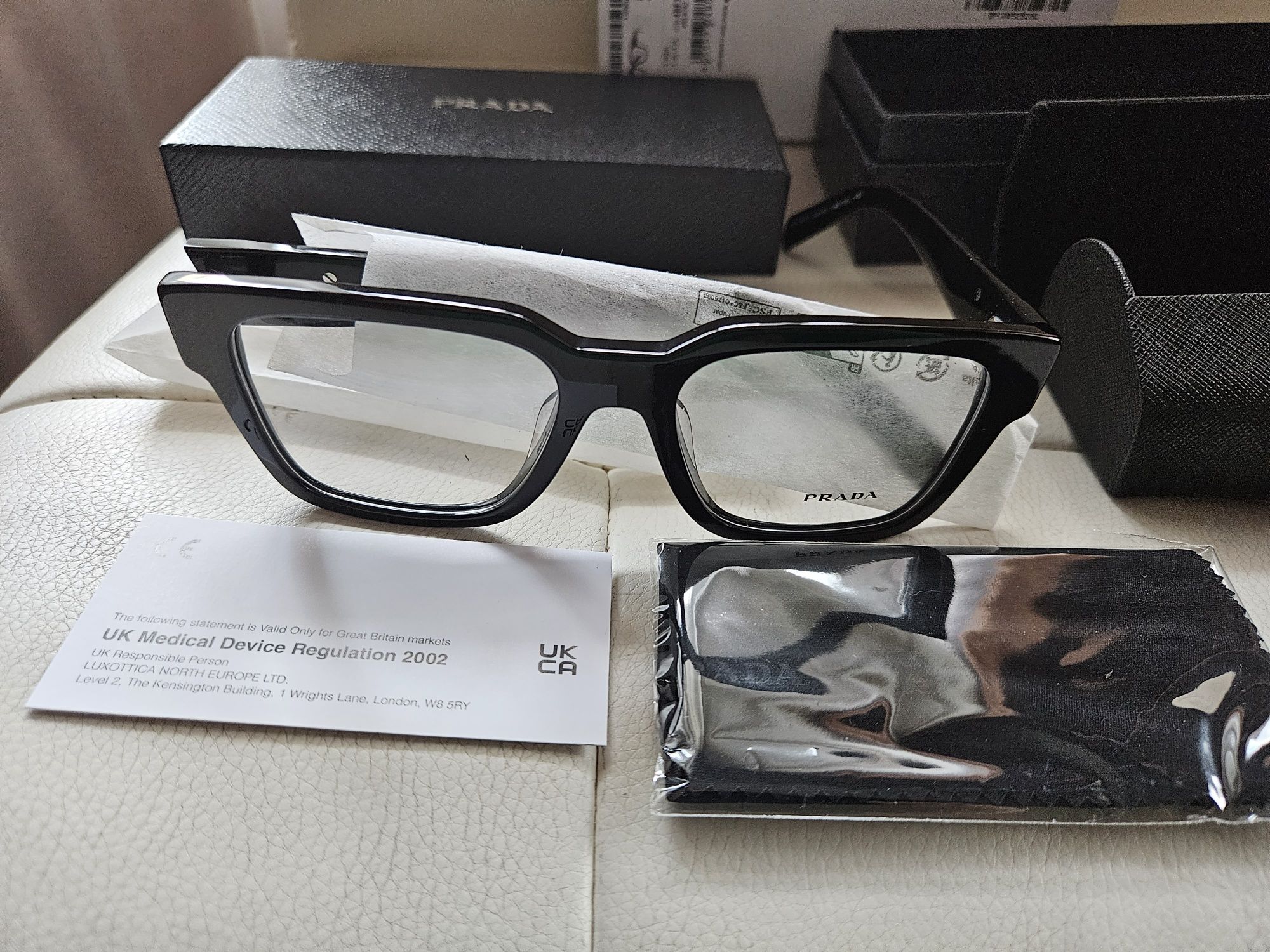 40%Redus Rama vedere barbati Prada PR 08Z Nou, Original
