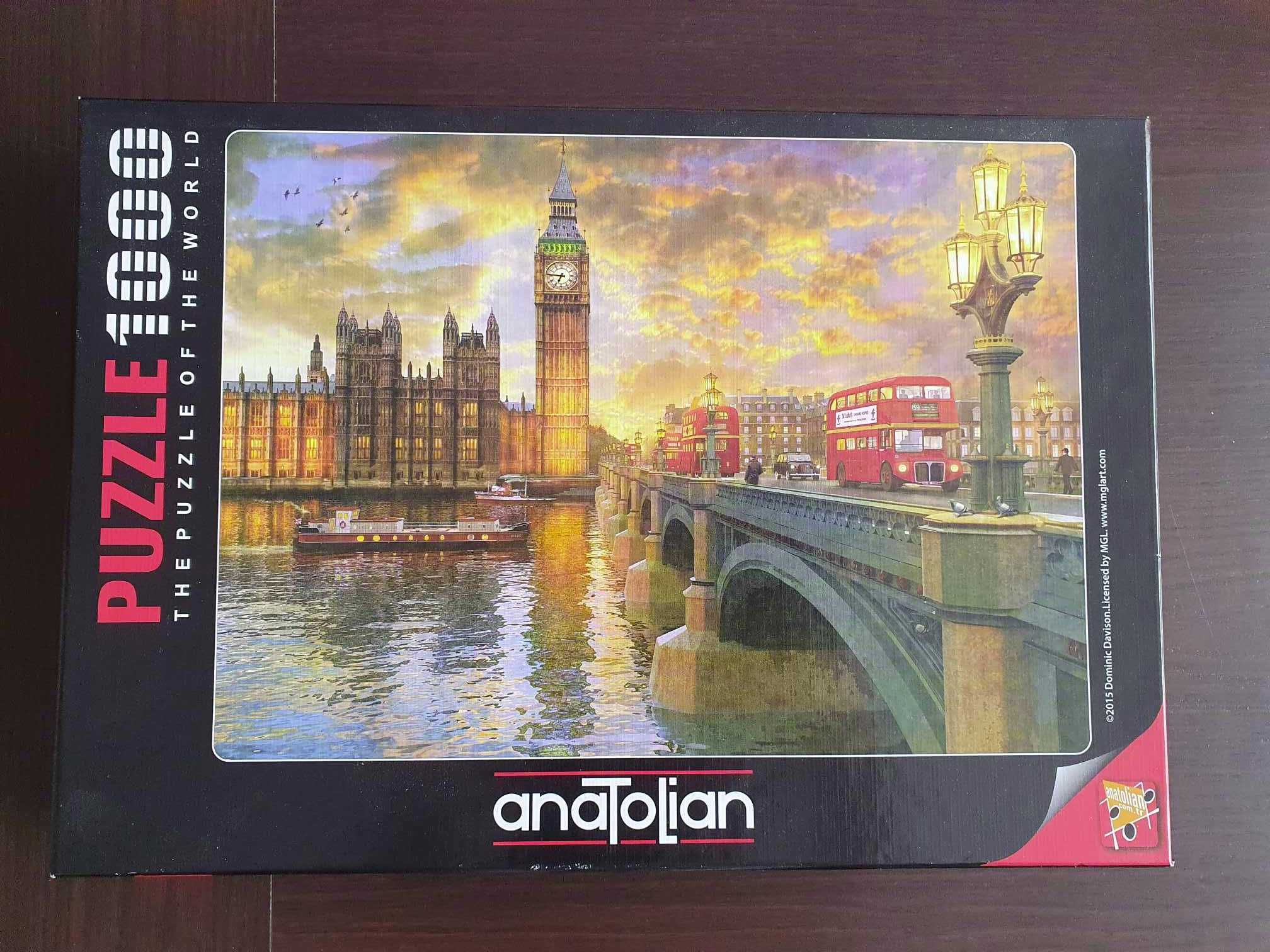 Пъзел Anatolian (1000 части) - Westminster Sunset, Доминик Дейвисън