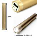 Преносима външна батерия 2500 / 2600 / 5000mAh с LED фенер