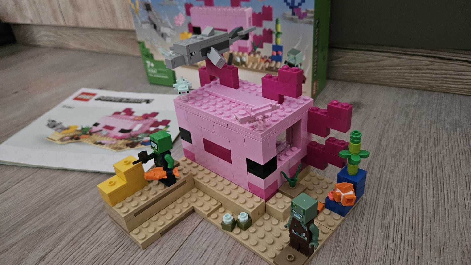 LEGO Minecraft - Casa Axolotl 21247, 242 piese