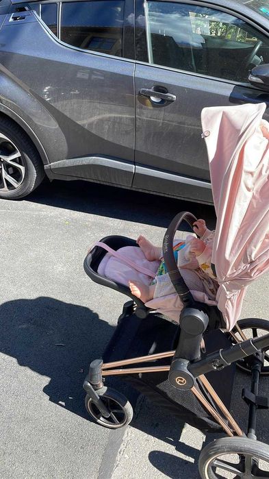 Carut Cybex Priam 4 platinum rose gold