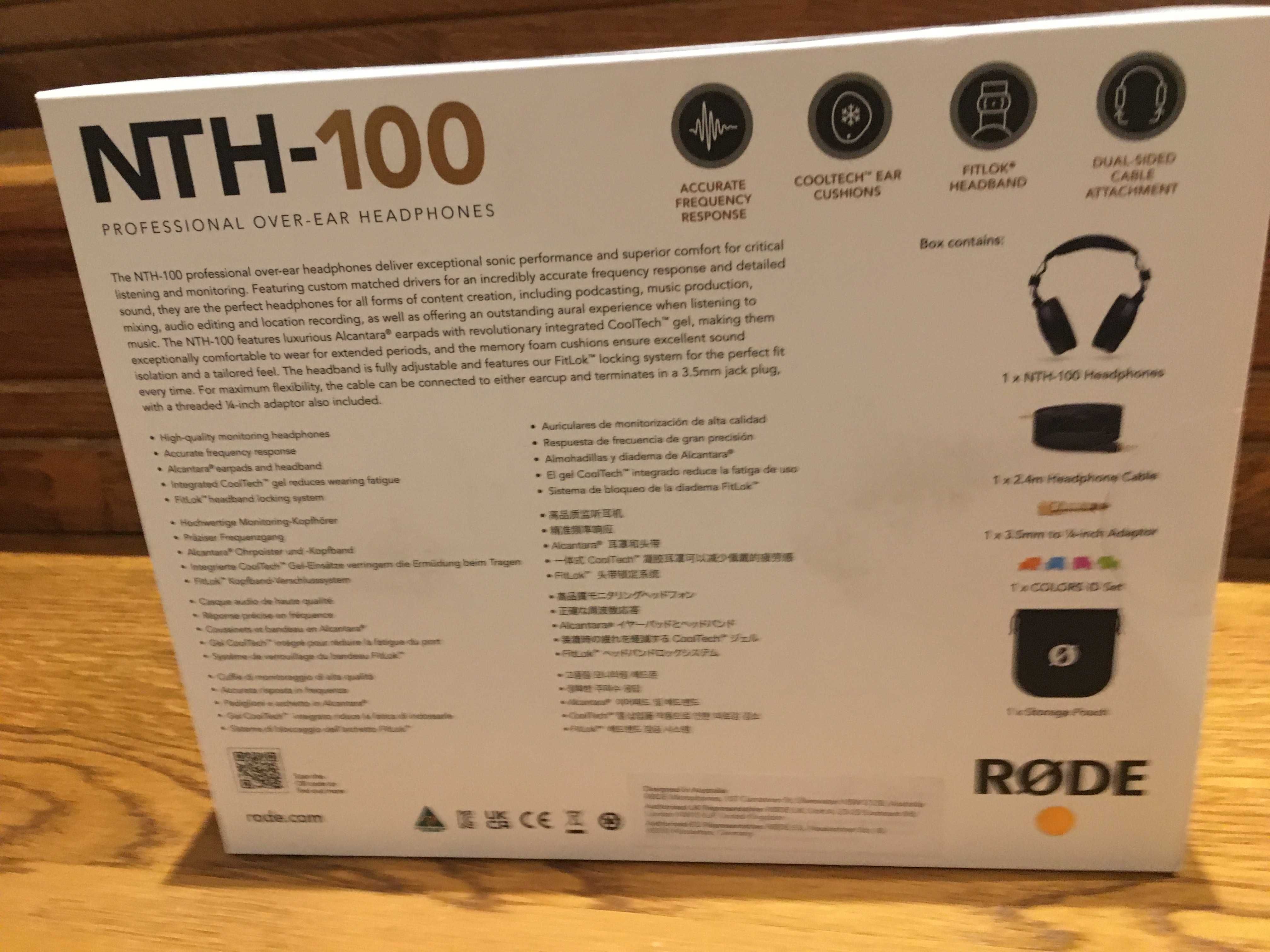 Casti audio Profesionale RODE NTH-100 sigilate