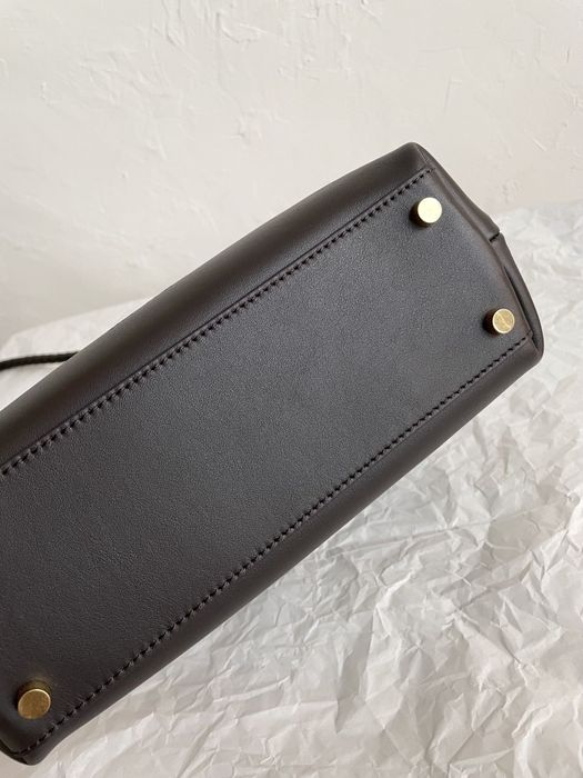 Geanta Bottega Veneta Andiamo 28cm, negru, Premium