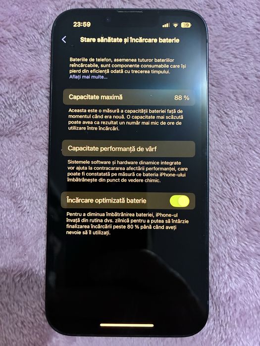 Iphone 13 bateria 88%