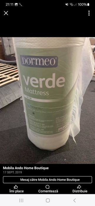 Saltea Dormeo Verde 90/200