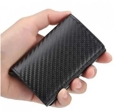 Мини портмоне с RFID защита тип визитник