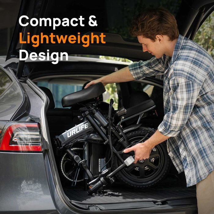 Сгъваемо електрическо колело URLIFE F1L 250W 48V 7.5AH 14inch