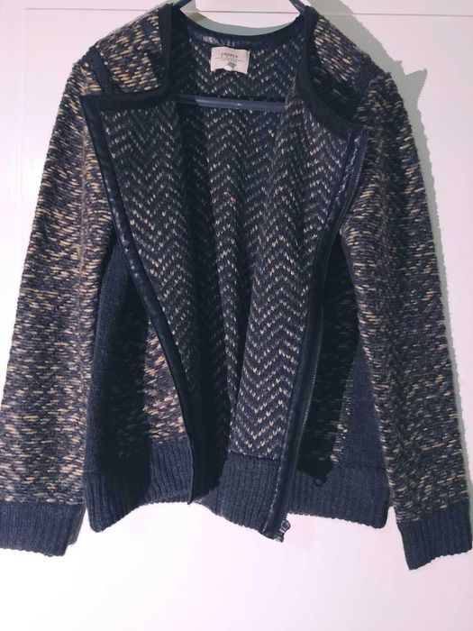 Geaca  tricotata ,groasa, Papaya XXL