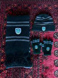 Шапка,шарф и перчатки из Гарри Поттера,Слизерин