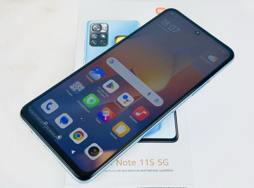 Xiaomi Redmi Note 11s 5G 128GB 4RAM Star Blue Отличен! Гаранция!